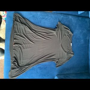 Zara black t shirt smock dress